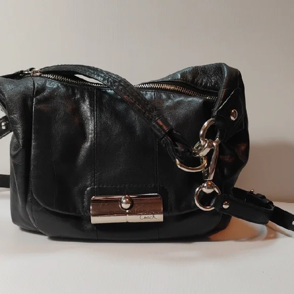 Coach Kristin 16808 Hobo Shoulder Bag W/silver-tone hardware and dual straps. - Picture 1 of 10